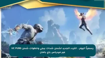 رسمياً اليوم.. التردد الجديد لشحن شدات ببجي وخطوات شحن UC PUBG عبر ميدياس باي بأمان